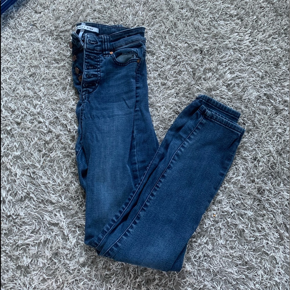 high rise jeans
